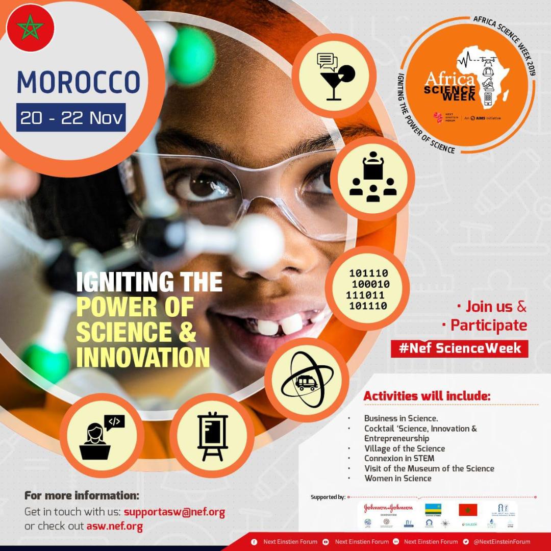 AUJOURD’HUI À 14H30 À L’INSTITUT DES ÉTUDES AFRICAINES À RABAT : LA SEMAINE AFRICAINE DES SCIENCES 1 AUJOURD’HUI À 14H30 À L’INSTITUT DES ÉTUDES AFRICAINES À RABAT : LA SEMAINE AFRICAINE DES SCIENCES