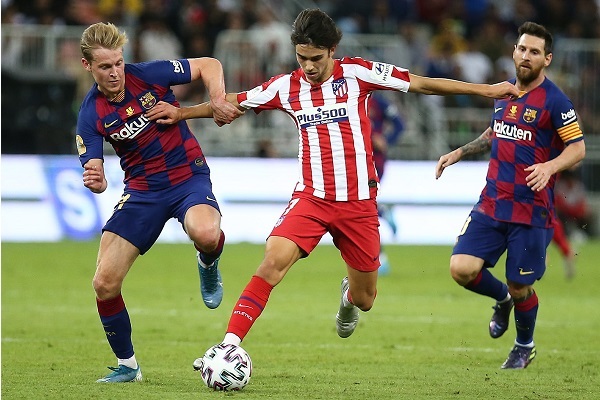 Supercoupe d'Espagne: l'Atlético élimine le Barça et retrouvera le Real en finale
