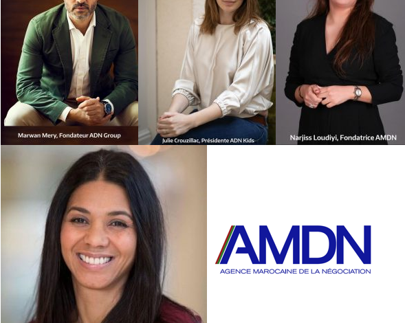ADN GROUP, AGENCE DE NÉGOCIATEURS INTERNATIONALE ET L'AGENCE MAROCAINE DE LA NÉGOCIATION SIGNENT UN PARTENARIAT STRATÉGIQUE POUR LE MAROC 1 ADN GROUP, AGENCE DE NÉGOCIATEURS INTERNATIONALE ET L'AGENCE MAROCAINE DE LA NÉGOCIATION SIGNENT UN PARTENARIAT STRATÉGIQUE POUR LE MAROC