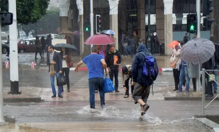 Bulletin d'avertissement : Pluies orageuses intenses prévues demain, mercredi, dans plusieurs régions