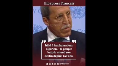 hilal à l’ambassadeur algérien… le peuple kabyle attend son destin depuis 150 ans.