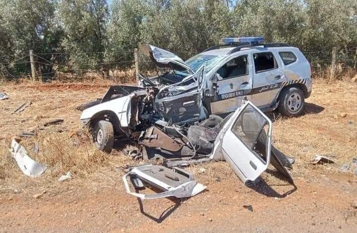 Meknès.. Un mort et un blessé dans un accident de la circulation entre une voiture légère et une voiture de la Gendarmerie Royale