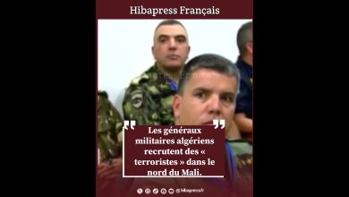 Les généraux militaires algériens recrutent des « terroristes » dans le nord du Mali.