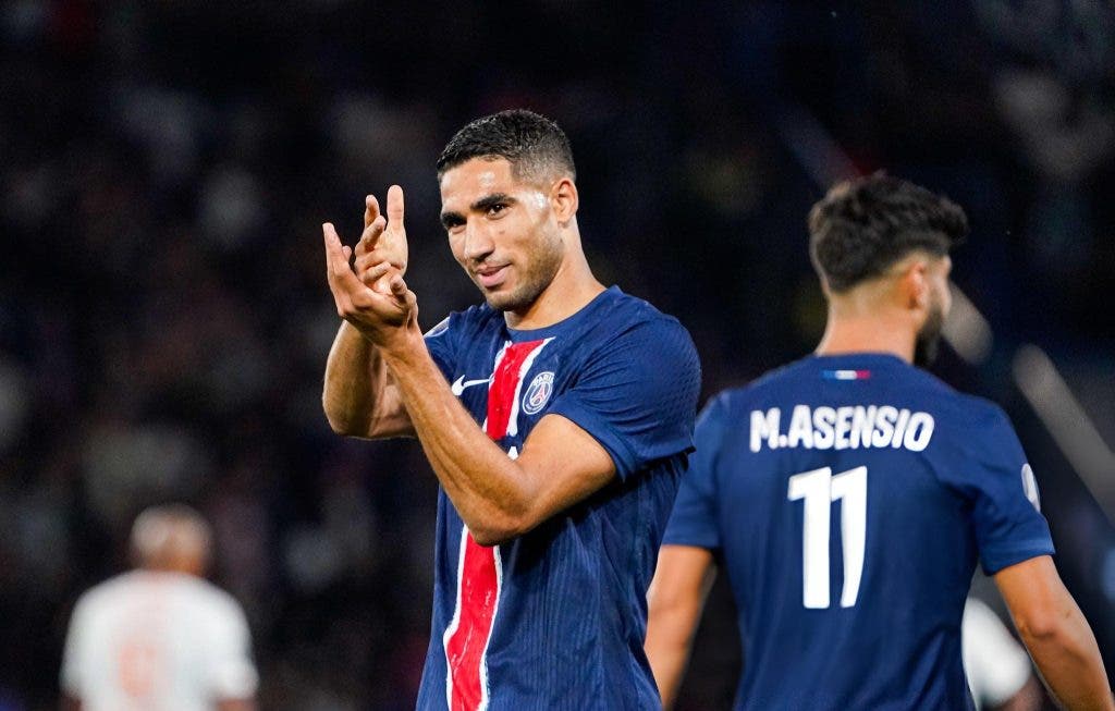 Achraf Hakimi occupe une place de choix parmi les stars de la Ligue française