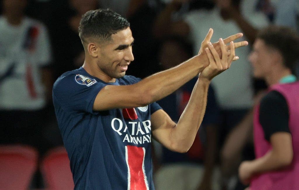 Avec un numéro spécial.. Achraf Hakimi est le meilleur du Paris Saint-Germain