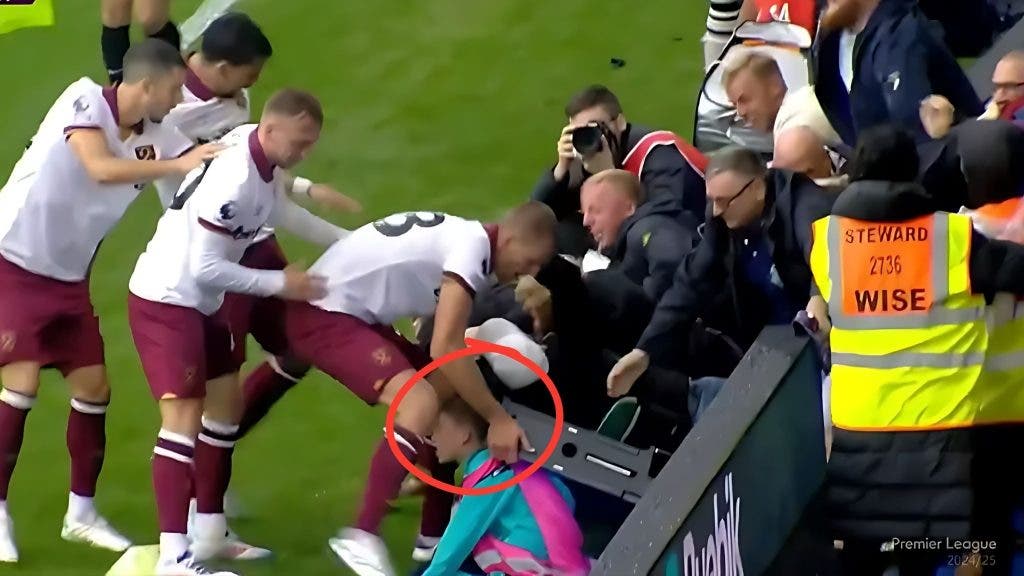 Le duo de West Ham arrête sa célébration pour sauver un garçon d’un désastre (vidéo)