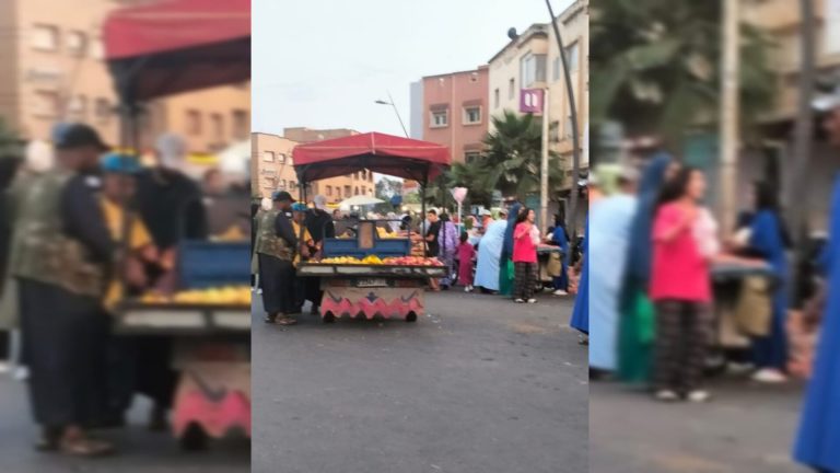 Médiouna : Les vendeurs ambulants et leurs charrettes colonisent les rues pendant la fête « Al-Qaida »