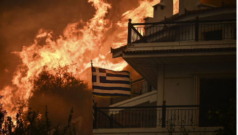 La Grèce privée de tourisme pour causes d'incendies de forêts