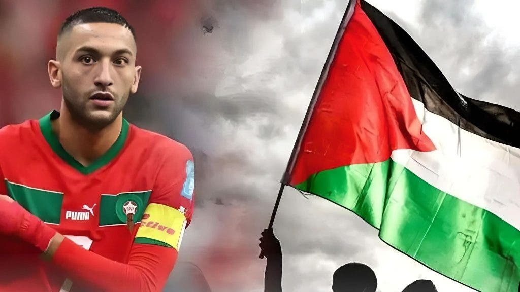 Hakim Ziyech attaque le gouvernement marocain à cause de la Palestine (photo)