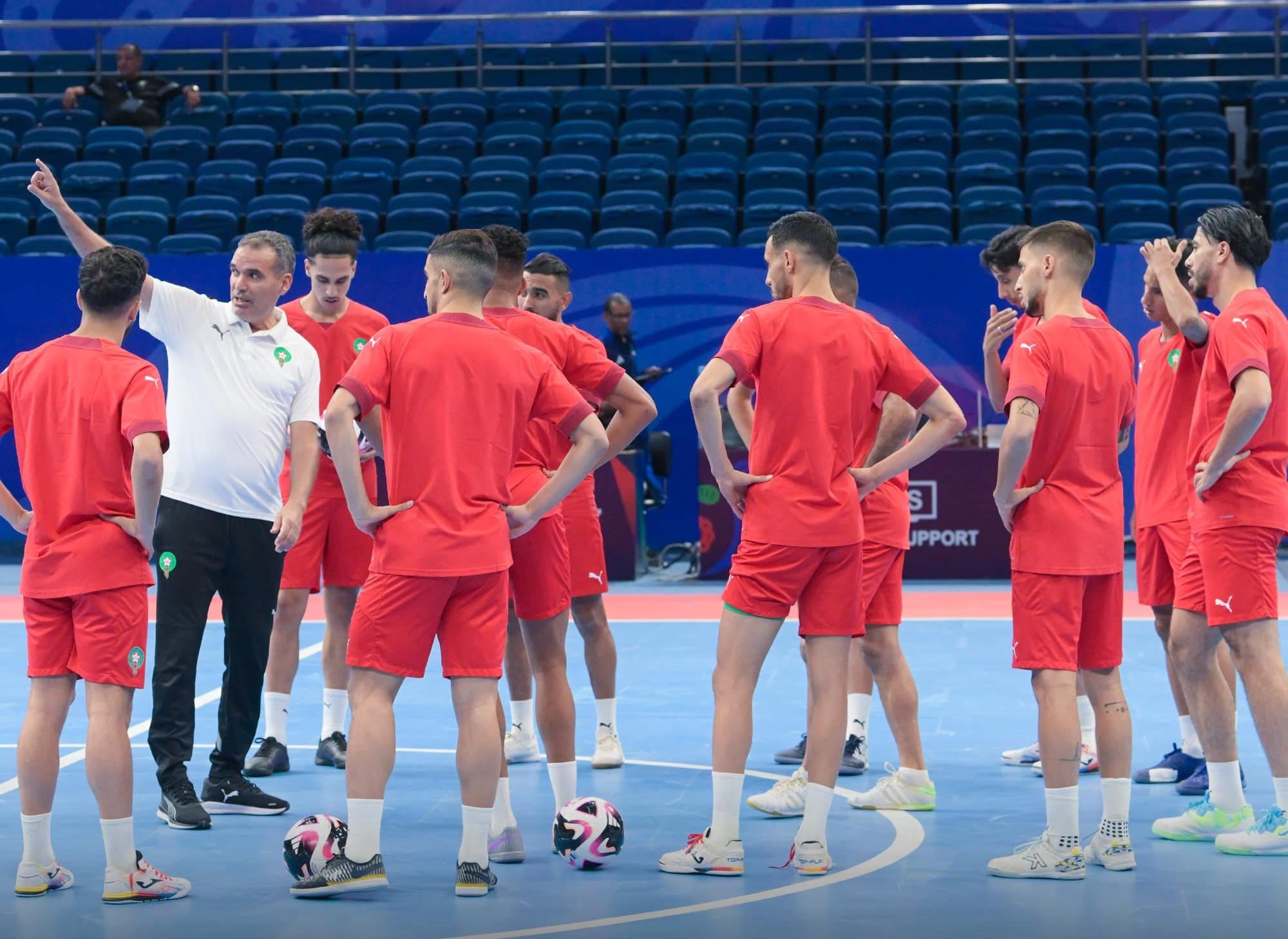 Chaînes diffusant aujourd’hui le match de l’équipe nationale marocaine contre le Tadjikistan lors de la Coupe du monde de futsal 2024