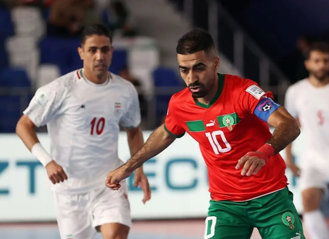 Coupe du monde de futsal.. L’équipe nationale marocaine remporte une victoire passionnante contre l’Iran et se qualifie pour les quarts de finale