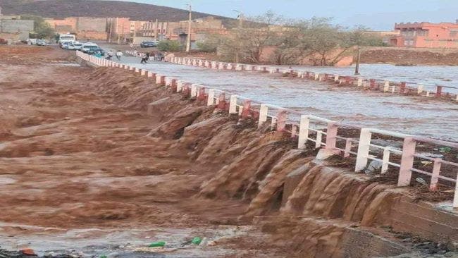 Des inondations torrentielles frappent les régions d’Agdz et de Tzanakht au sud-est