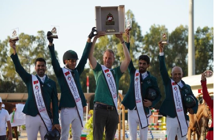 Morocco Royal Tour de saut d’obstacles : L’équipe saoudienne remporte la Coupe des nations