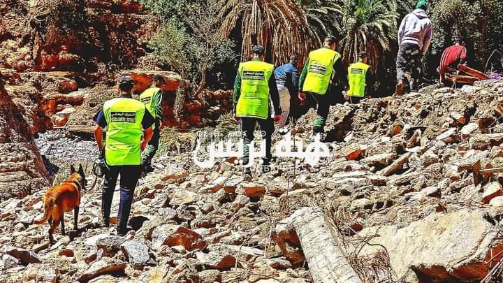 Inondations à Tata.. Détails de la disparition d’un cimetière et d’un sanctuaire dans le village d’Oukrad + (vidéo)