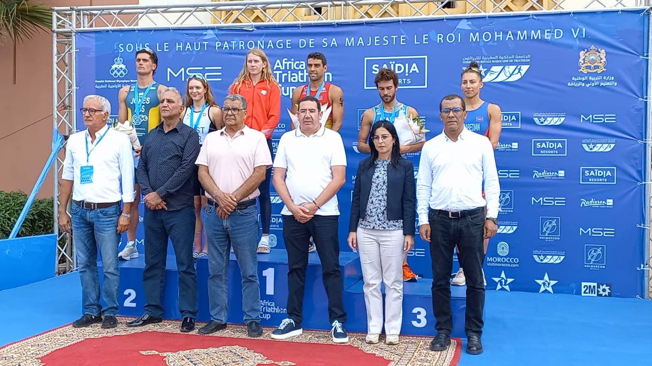 L’Espagnol Kevin Tariq remporte la Coupe d’Afrique du triathlon à la station touristique de Saïdia