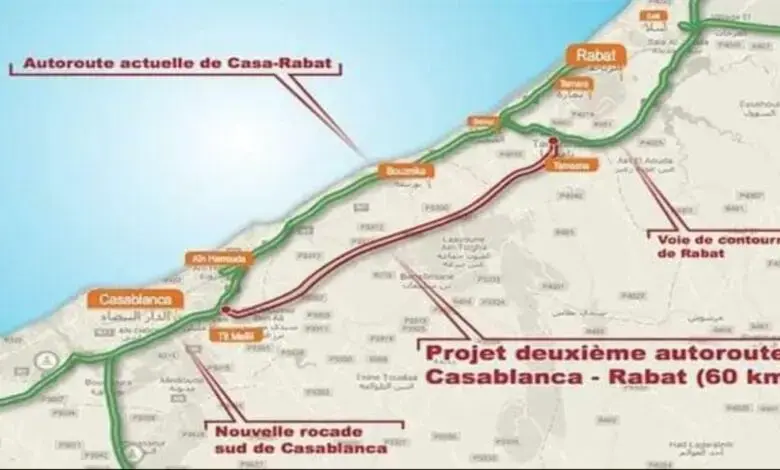 L’autoroute continentale entre Rabat et Casablanca entre en phase d’achèvement