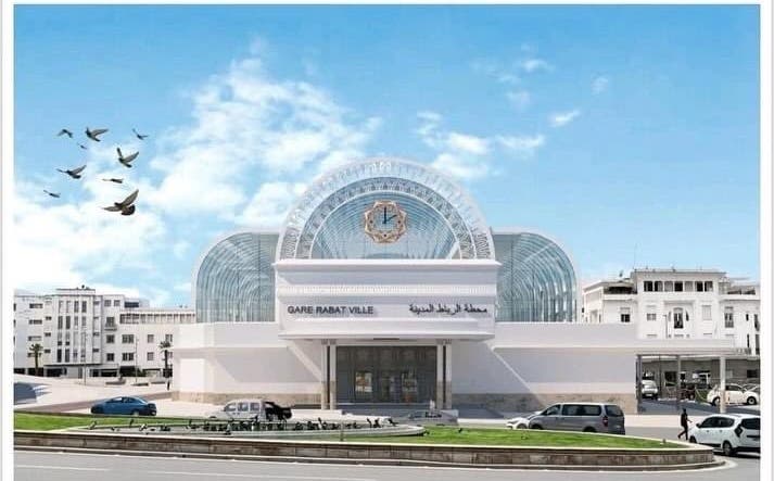 Le nouveau design de la gare de Rabat Médina éblouit les Marocains