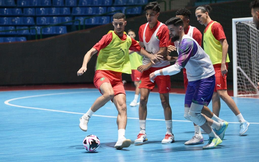 L’équipe nationale marocaine achève sa préparation pour affronter le Portugal lors de la Coupe du monde de futsal