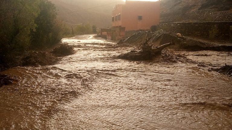 Les inondations causent la perte de deux personnes dans la communauté Ait Wafaqa dans la province Tiznit