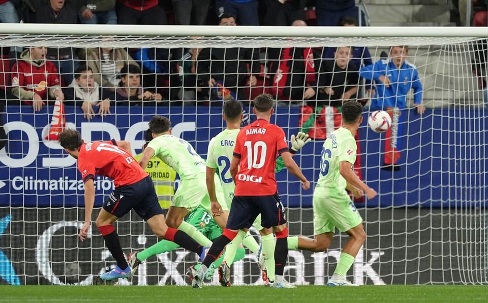 Ligue espagnole.. Barcelone subit sa première défaite contre Osasuna