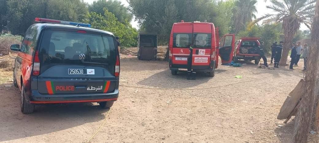 Marrakech.. Une personne est tombée dans un puits et les agents de la protection civile ont couru contre la montre pour la sauver