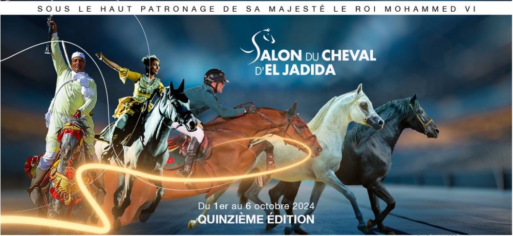 15ème édition du Salon du Cheval d’El Jadida du1er au 6 octobre 2024