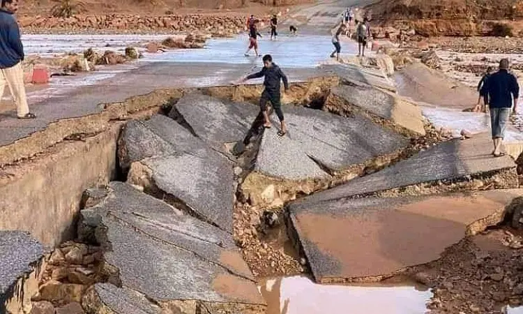 Record : la charge de Wadi Tata a atteint plus de 2 300 mètres cubes par seconde