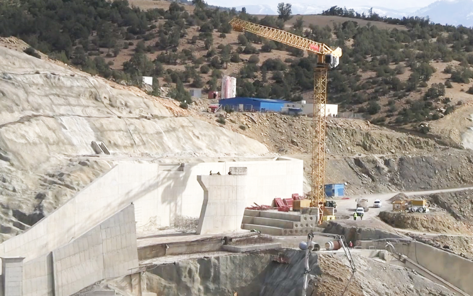 Sefrou: Les travaux de construction du barrage de Madaz touchent à leur fin