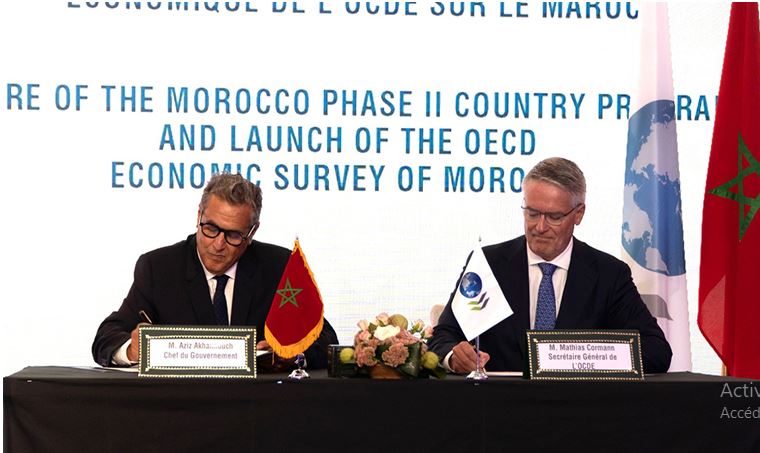 Visite du Secrétaire général de l’OCDE : Clôture du Programme-pays II et discussion de l’étude économique du Royaume du Maroc