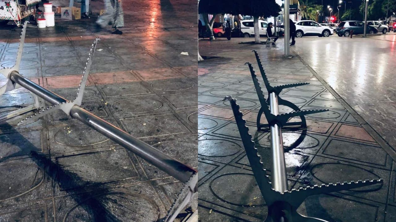 A Settat…même les chaises publiques n’ont pas été épargnées par le vandalisme et le vol