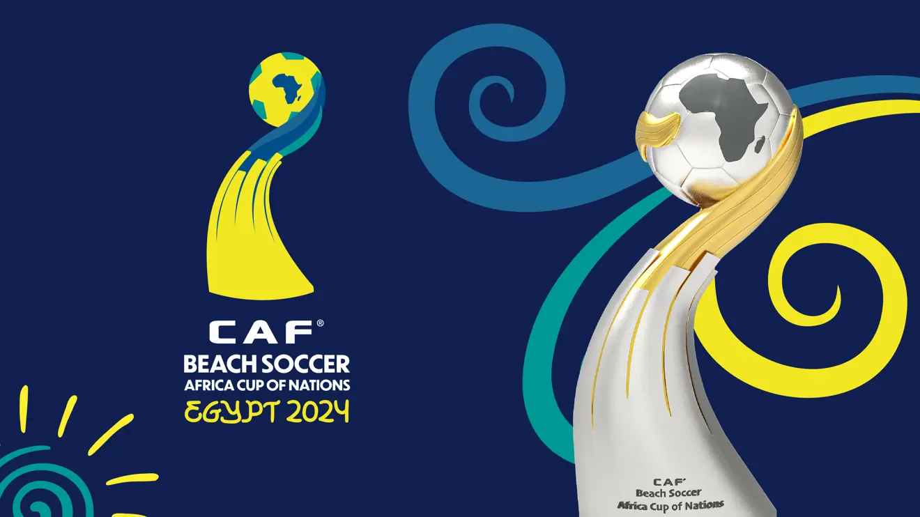 La CAF dévoile le nouveau trophée et l’identité de la Coupe d’Afrique des Nations de Beach Soccer Egypte 2024