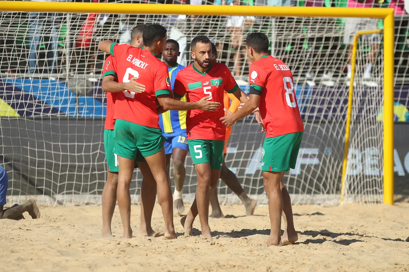 Aujourd’hui, début de CAN Beach Soccer égypte 2024 et Le Maroc s’impose face à la Tanzanie pour son 1er match