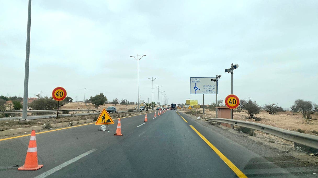 Agadir : Des progrès continus dans l’élargissement et le renforcement de la route nationale n°11