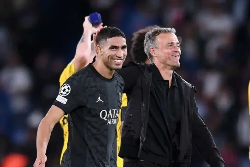 Avant d’affronter le PSV Eindhoven…une déclaration passionnante de Luis Enrique concernant Achraf Hakimi