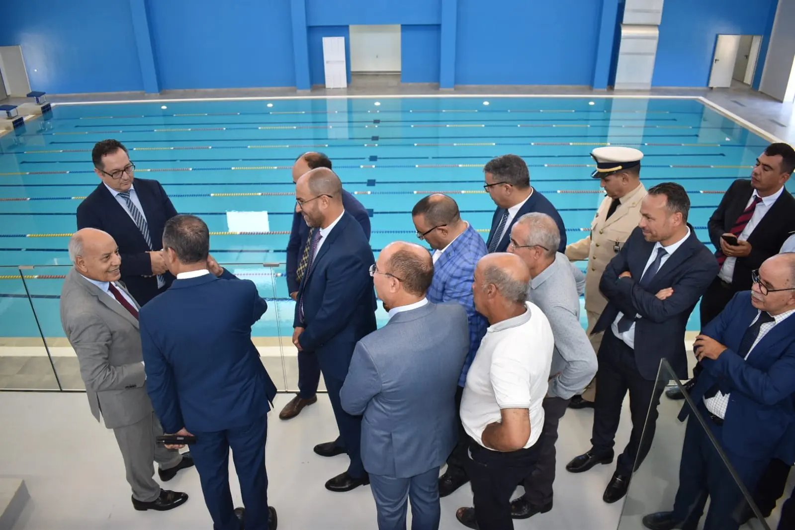 En présence de l’ouvrier régional…l’ouverture d’une piscine semi-olympique à Taourirt