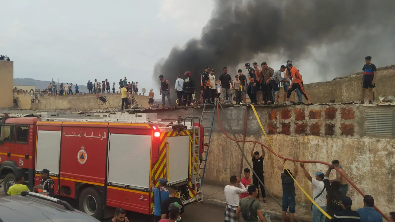 Fès.. Une personne a été tuée dans un incendie massif à Césarée Boujloud