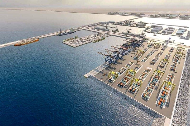 Jour et nuit.. Les travaux de construction du port atlantique de Dakhla avancent à un rythme soutenu