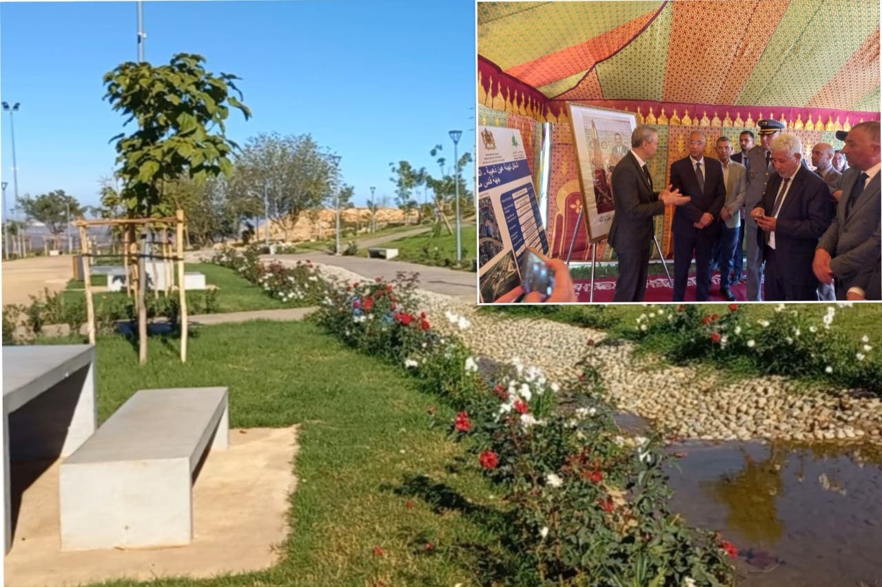 Le gouverneur de la province d’Al Hajeb supervise l’inauguration du grand parc Ain Dhiba nouvelle génération