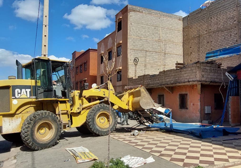 Les autorités de Manara à Marrakech assiègent les occupants du domaine public