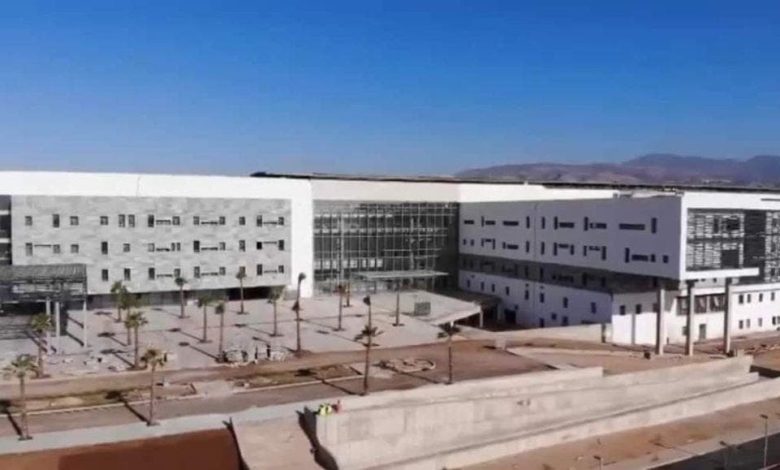 Les travaux de construction du nouvel hôpital universitaire d'Agadir sont en voie d'achèvement 1 Les travaux de construction du nouvel hôpital universitaire d'Agadir sont en voie d'achèvement