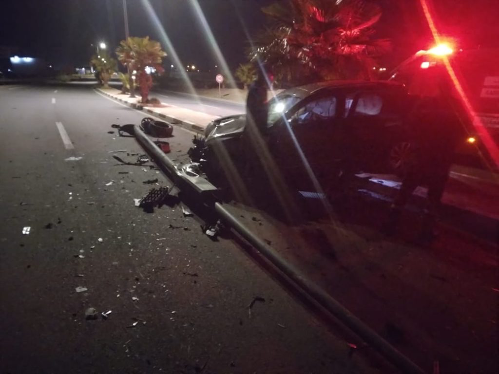 Marrakech.. Pertes matérielles dans un accident de la route près du Grand Stade