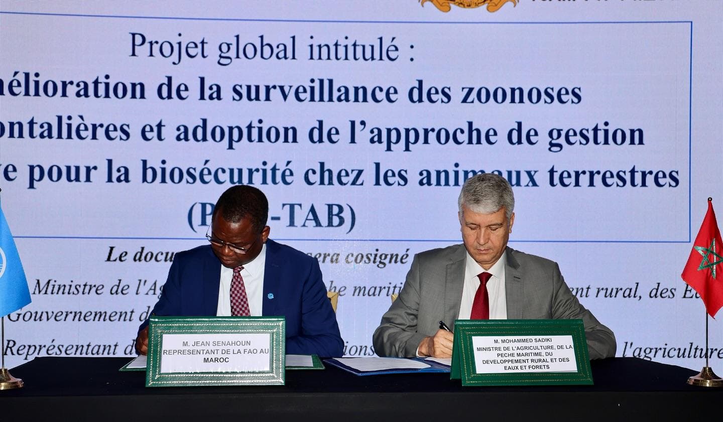 Signature de plusieurs programmes et projets de coopération entre le ministère de l’Agriculture et la FAO