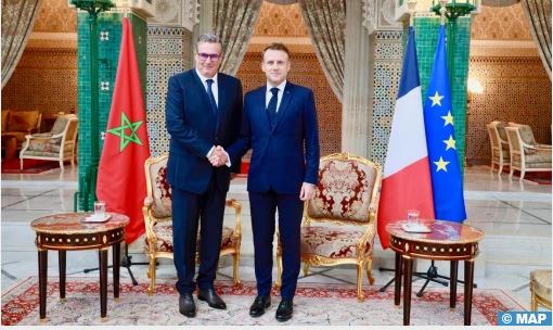 Le Président français Emmanuel Macron vient de recevoir M. Akhannouch