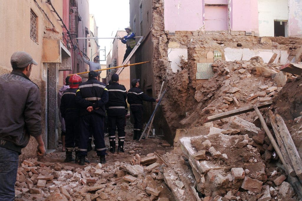 Une maison s’est effondrée dans le quartier de Boshentov à Al-Bayda