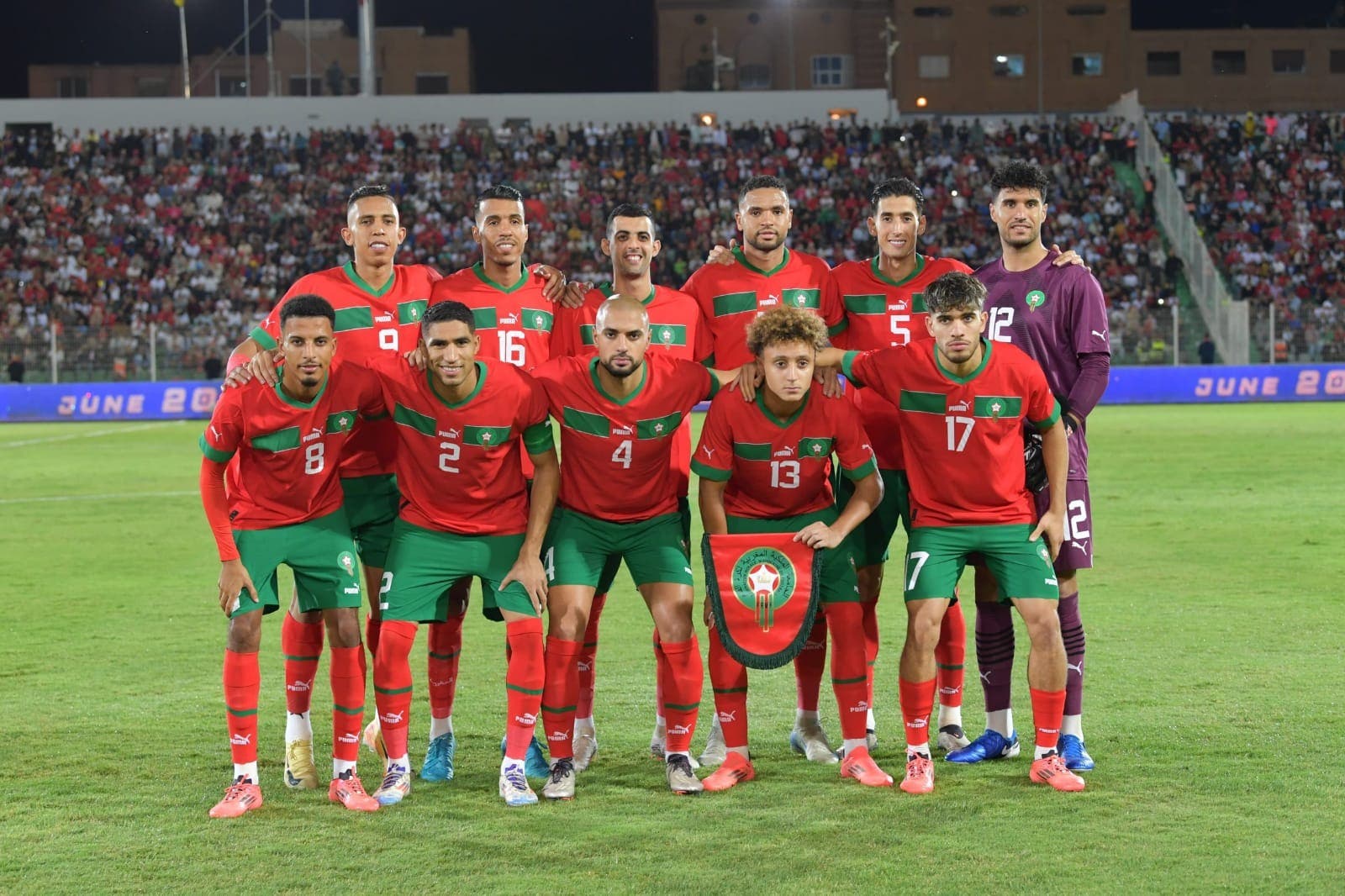 La composition possible de l’équipe nationale marocaine lors de son match contre le Gabon