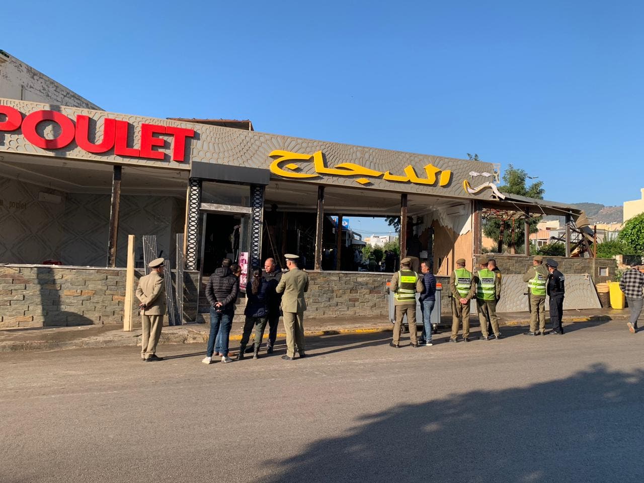 Fès.. Démolition du café « Jarda Al Rex » au centre ville (photos)