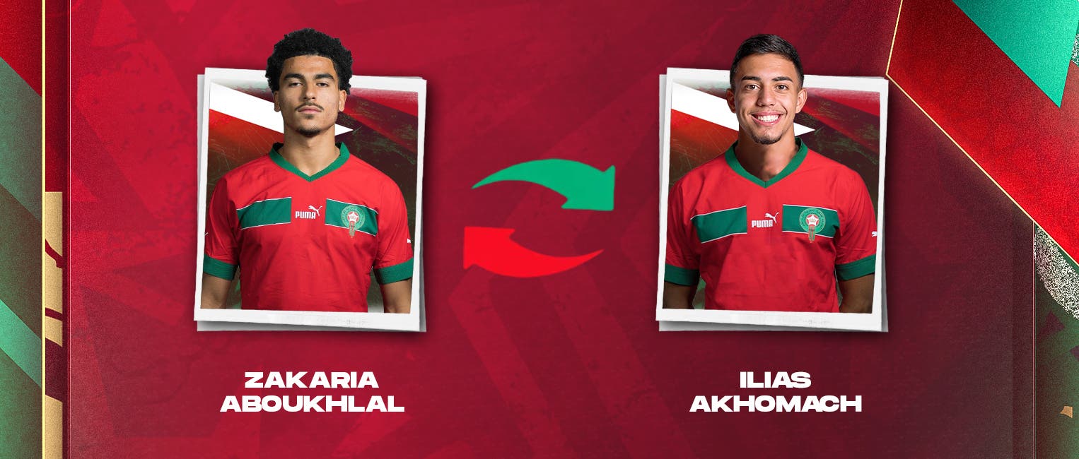 du nouveau chez les lions de l’atlas: Regragui rappelle Zakaria Aboukhlal pour remplacer Akhomach