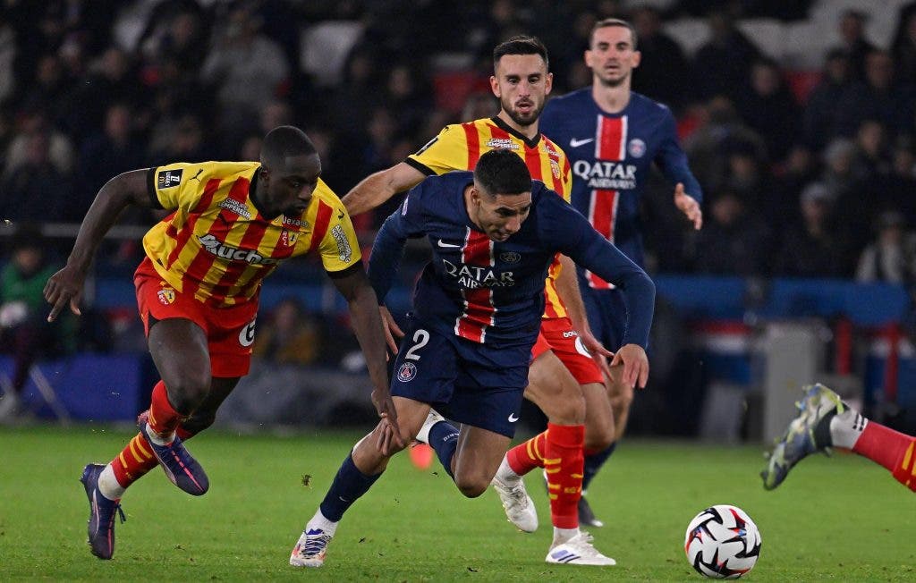 Avec la participation d’Hakimi, le Paris Saint-Germain bat Lance en « Ligue 1 »