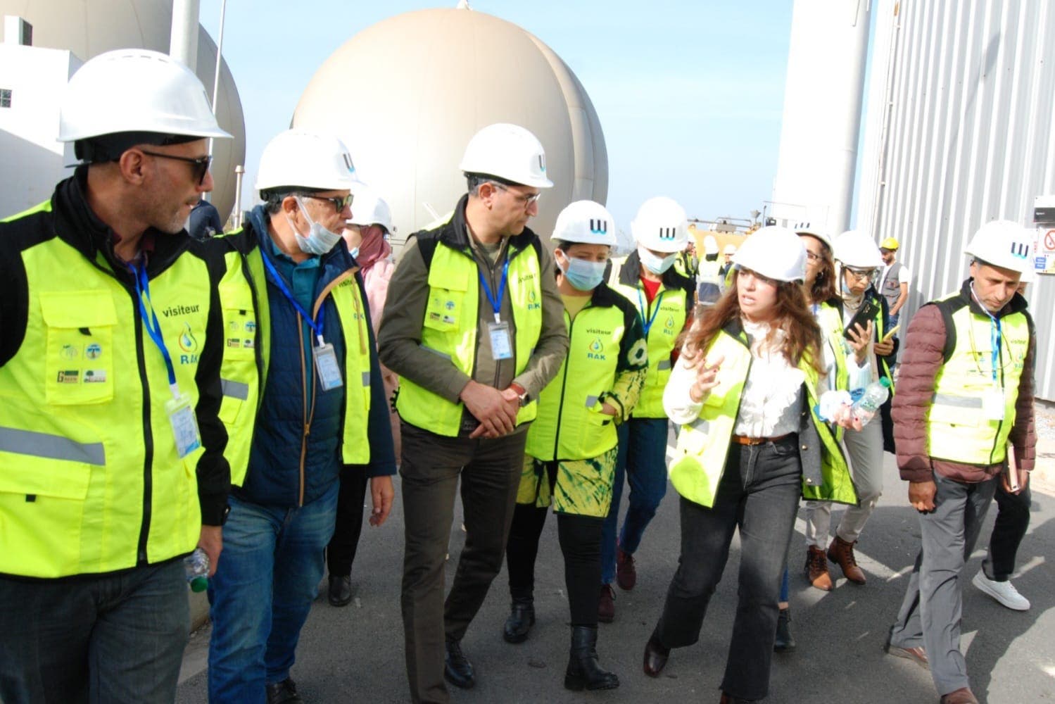 Des associations environnementales organisent une visite de terrain à la station d’épuration des eaux usées de Kénitra