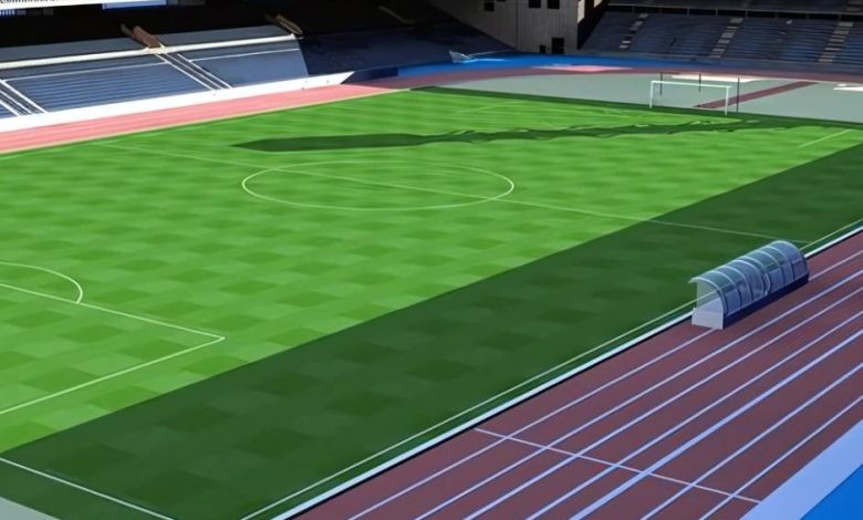 Des préparatifs intensifs sont en cours pour lancer de vastes projets d'aménagement des abords du Grand Stade de Marrakech 1 Des préparatifs intensifs sont en cours pour lancer de vastes projets d'aménagement des abords du Grand Stade de Marrakech